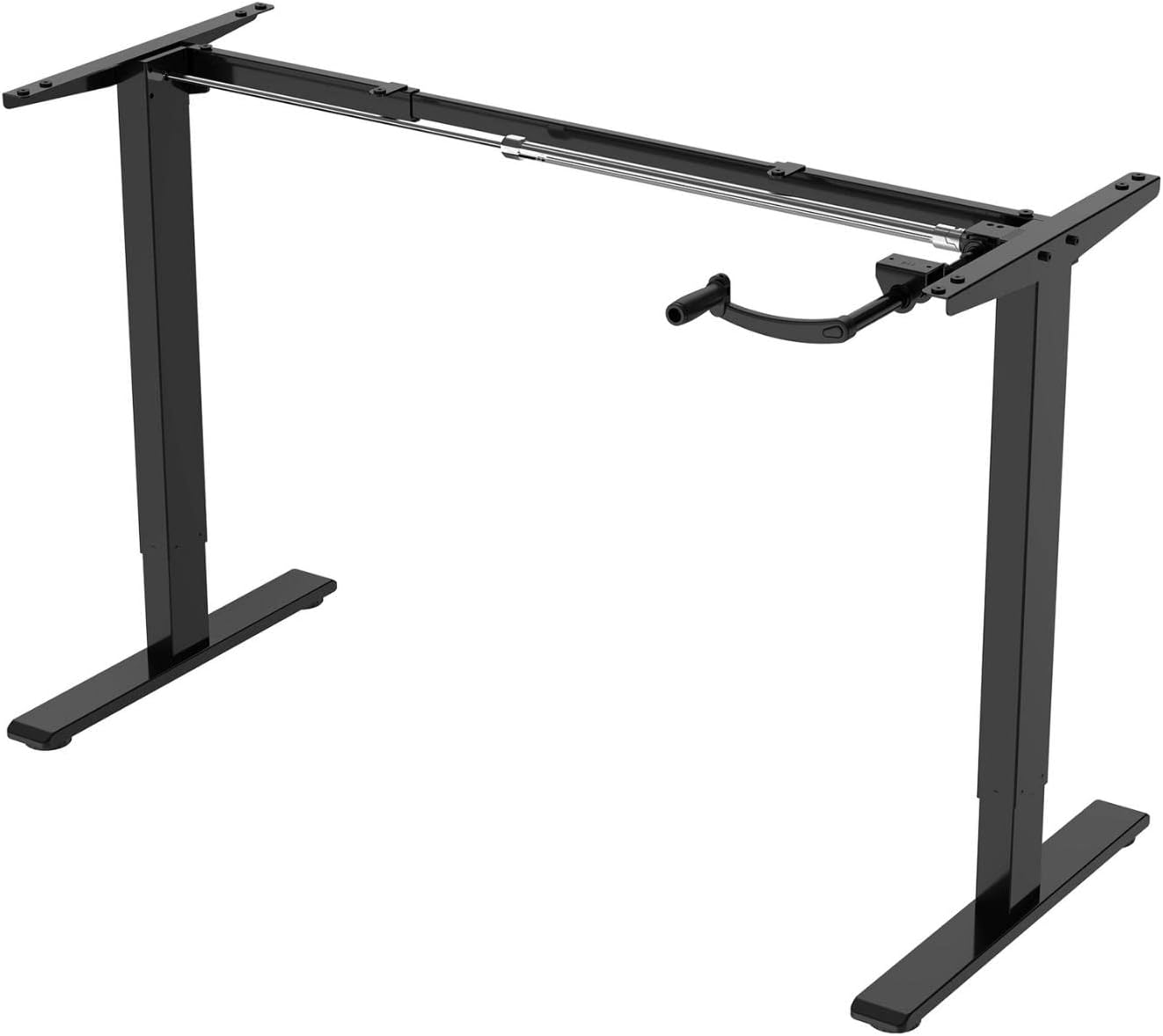 0ALLDREI standing desk frame, height adjustable desk frame, Manual