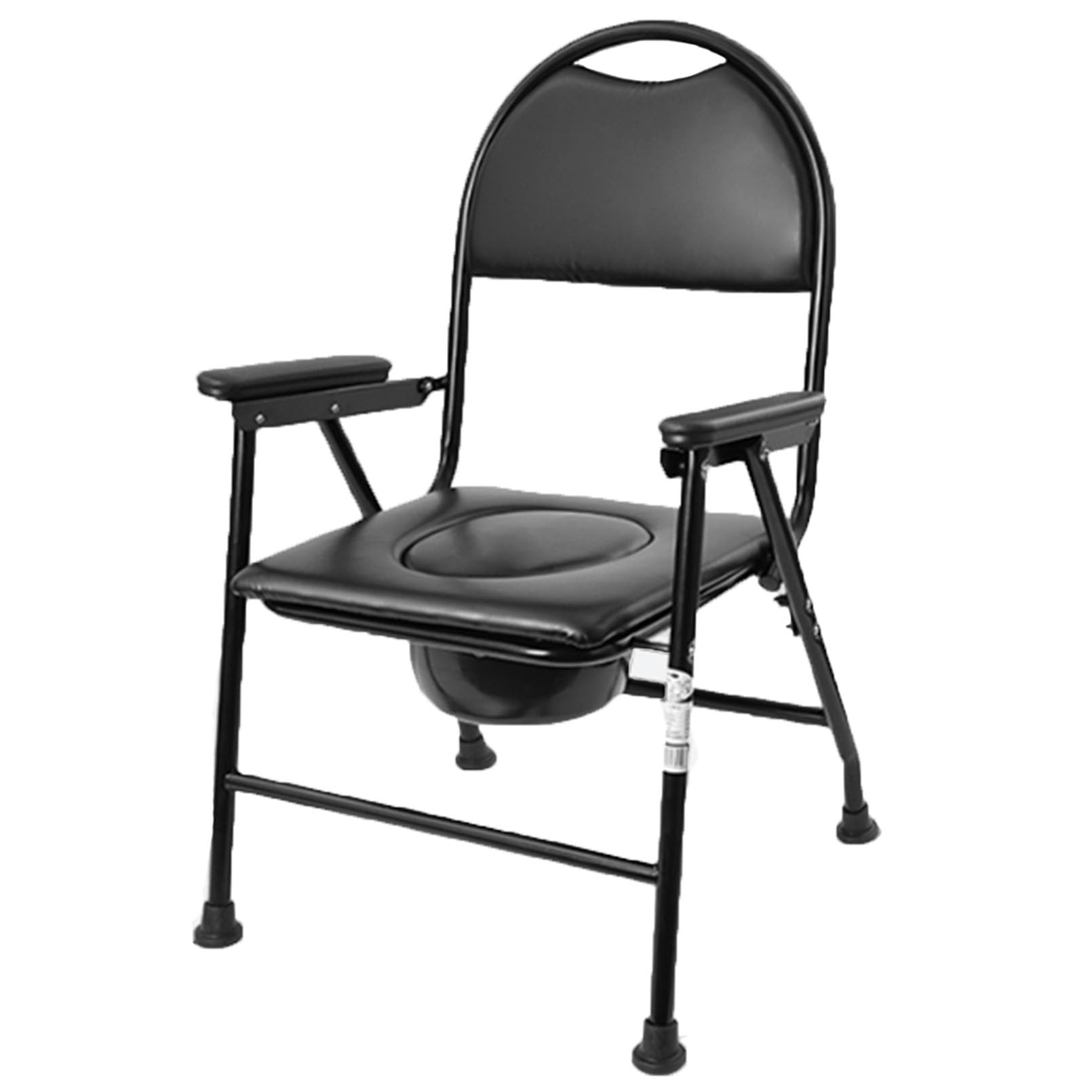 Chaise de toilette antidérapante pliable pour senior et PMR