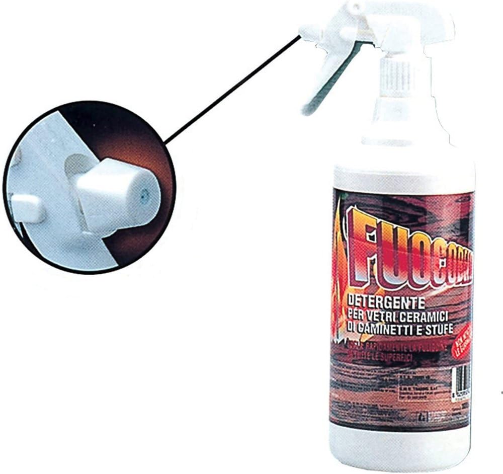 12PZ PULITORE PER VETRI STUFE E CAMINI FUOCOBELLO 750ML Nextradeitalia