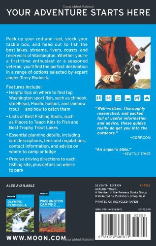 Moon Washington Fishing: The Complete Guide to Lakes, Streams, and Saltwater (Moon Outdoors)