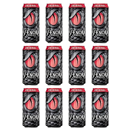 Venom Energy Drink, Original, 0 Fat, 160mg Caffeine, 16 Fl Oz (Pack of 12) By LastFuel. - Thumbnail 2