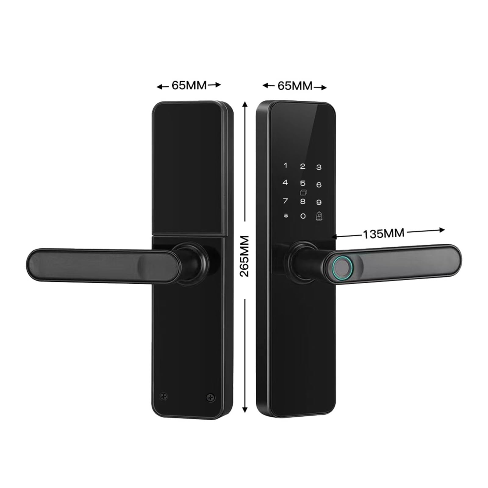 Smart Lock, Inteligentny zamek do drzwi Inteligentny zamek Biometryczny odcisk palca Inteligentne hasło dostępu bezkluczykowego Karta IC Smartlife(22x190 5050)
