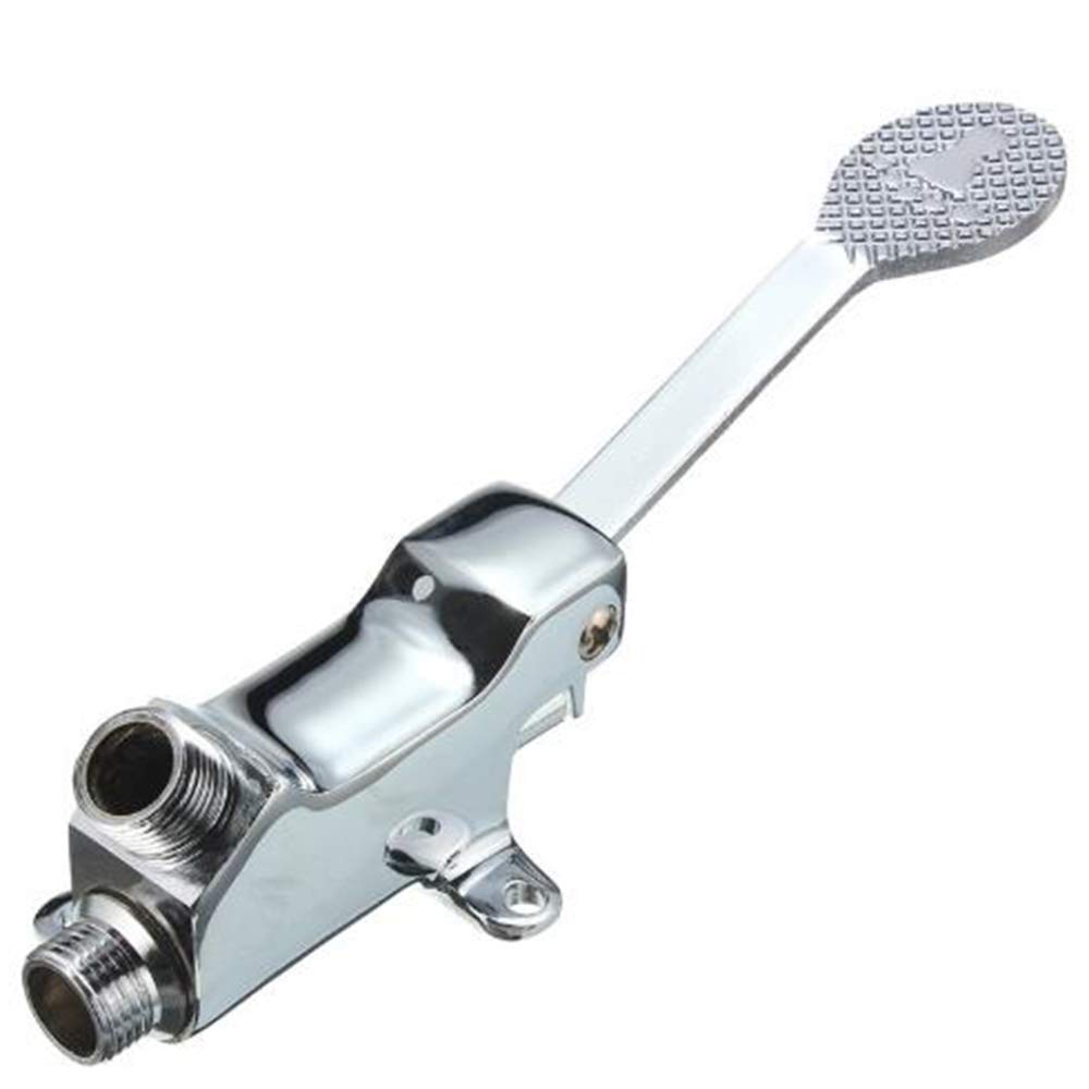 Grifo de Lavabo de Laboratorio para baño, Grifo de Cobre con Pedal, grifos de latón para Cocina fría, fontanería y Accesorios A