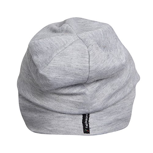 Image of FabSeasons Cotton Blend Slouchy Beanie and Skull Cap for Summer, Winter, Autumn & Spring Season, Can be Used as a Helmet Cap Too