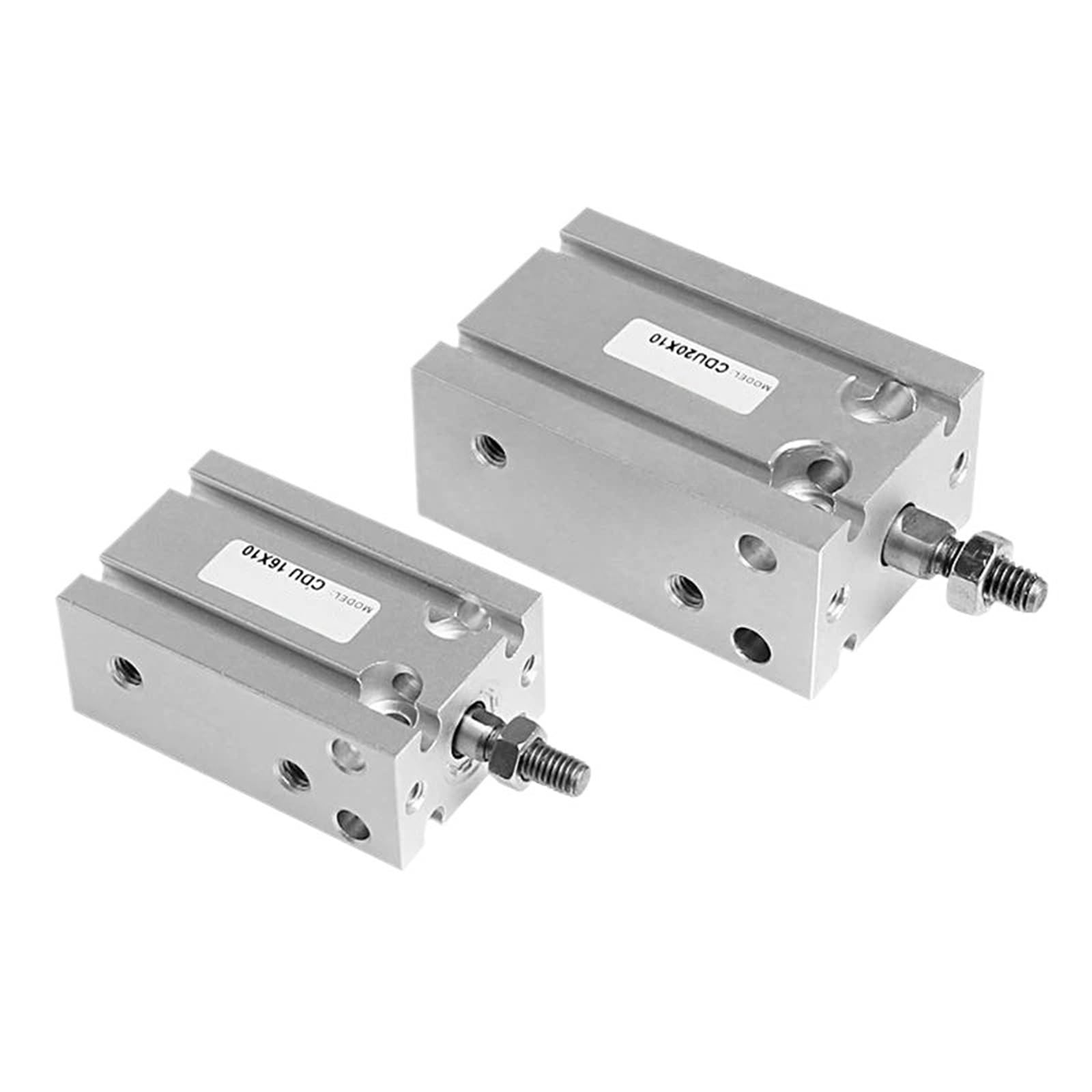 Cilindro neumático de doble efecto CDU6 10D con carrera de 50mm para automatización