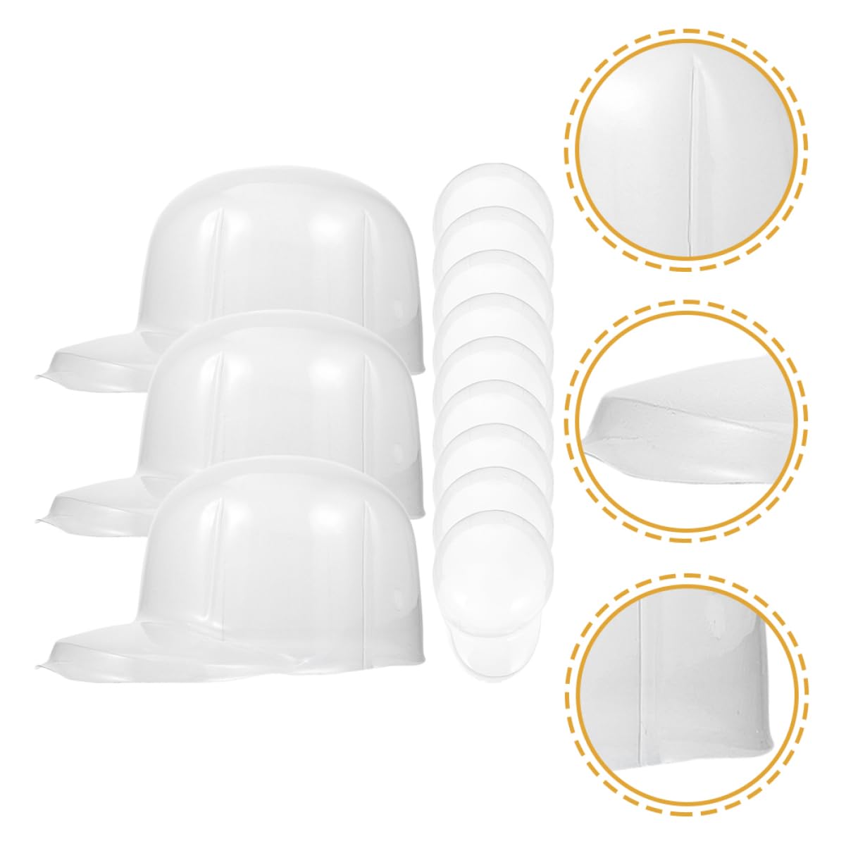 STOBAZA 12 Pezzi Cappello da Baseball Pvc Supporto per Esposizione