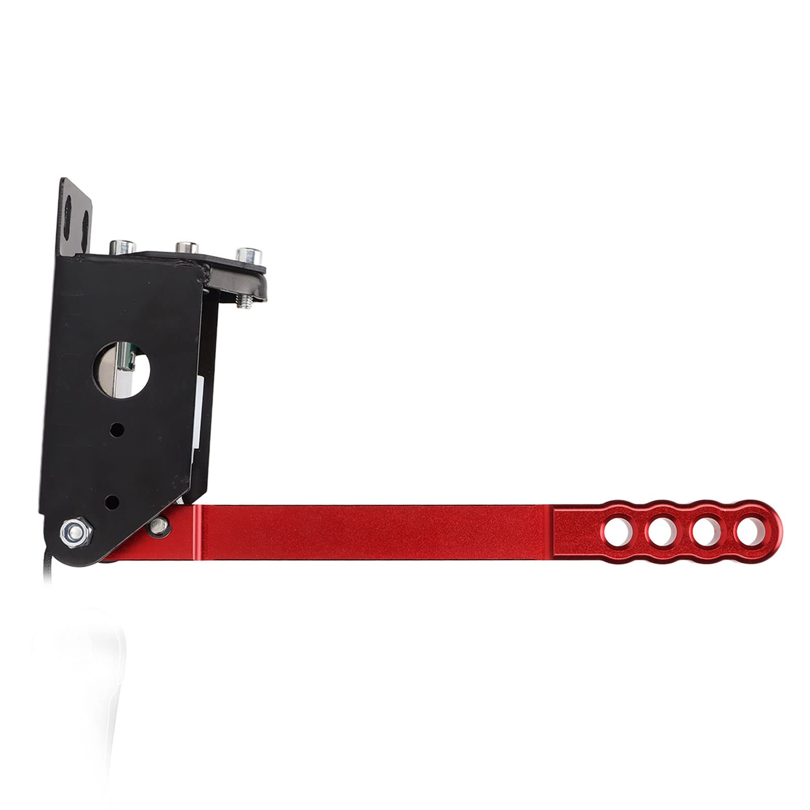 EIMSOAH Freno a Mano da Gioco Rosso di Alta qualità, Lega di Alluminio Leggera Lavorata a CNC, per Giochi di Corse Sim T500