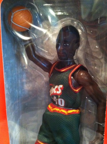 Shawn Kemp / Seattle Supersonics 1997 Edition 12 Inch Nba Kenner Starting Lineup Action Figure #TOP1
