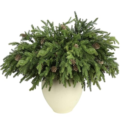 LZNPA 6 Pcs Real Touch Christmas Pine Branches...