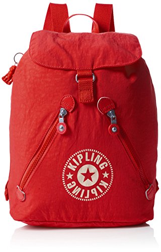 Preisvergleich Produktbild Kipling Damen FUNDAMENTAL NC Rucksack, Rot (Lively Red), 42x42x16.5 cm