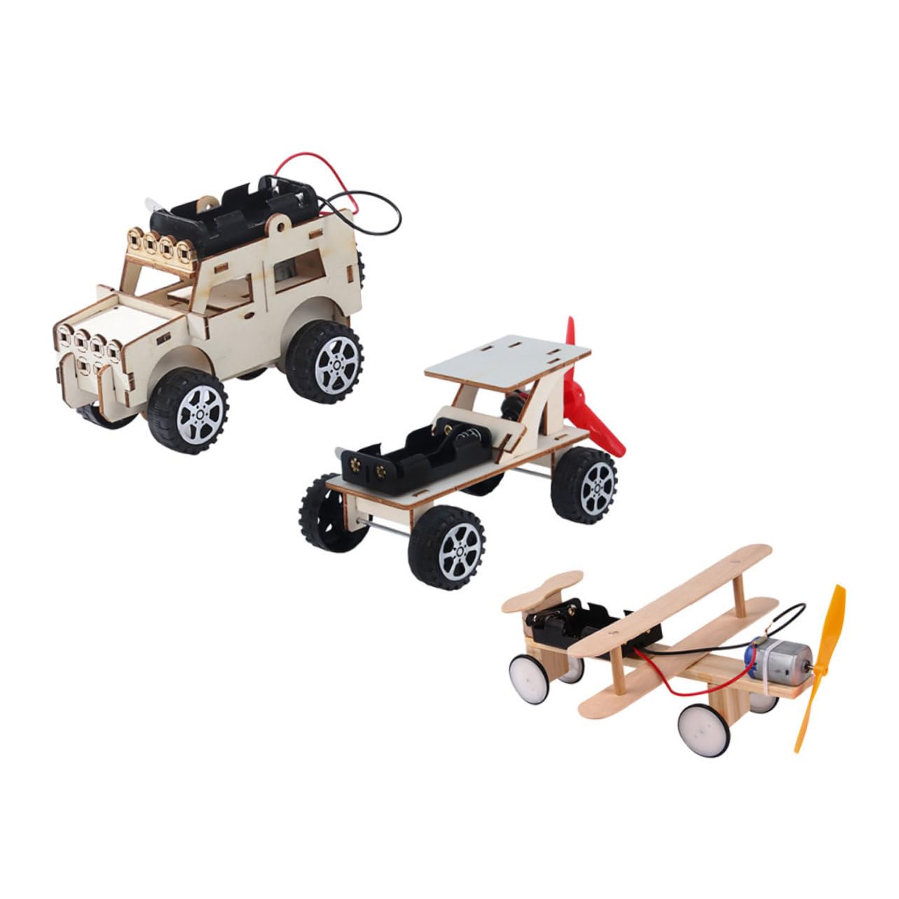 Amazon.co.jp: WESIEVYA 木製車のおもちゃ 子供向けDIY木製カー 手作り