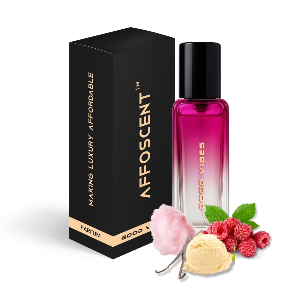 Affoscent's Good Vibes Perfume for Women, 20 ML, Sweet Fragrance with Vanilla, Cotton Candy, Caramel and Rosemary, Long-Lasting, 30%-40% Perfume Oil Concentration-image-20