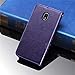 Galaxy J3 2018,J3 Achieve,J3V J3 V 3rd Gen,J3 Star,Amp Prime 3 Case,[Flower Embossed] Leather Wallet Flip Protective Case Cover with Holder and Stand for Samsung Galaxy J3 2018 J337 (Purple)