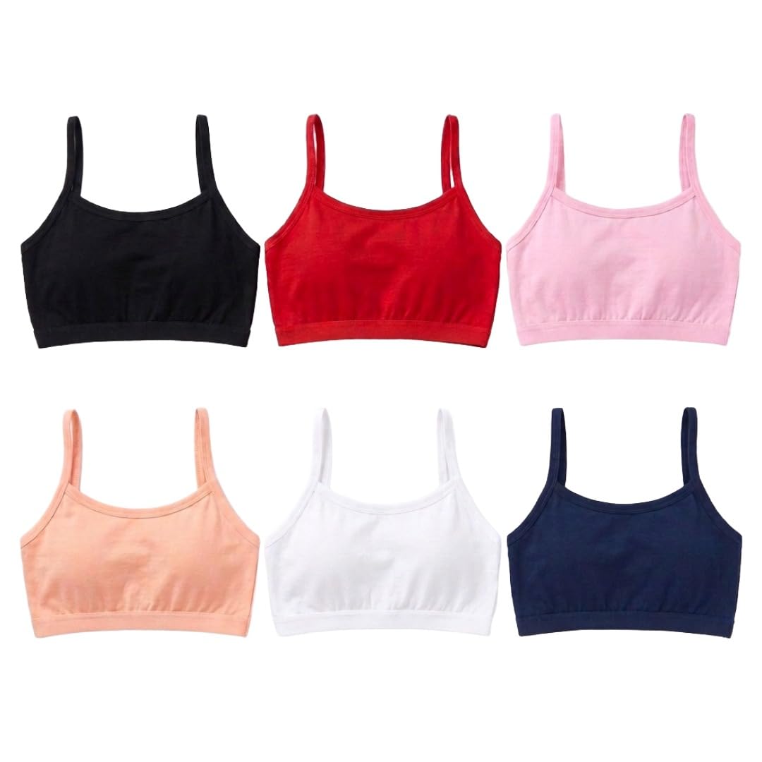 Magik Bra Pack of 6 for Women | Seamless Wireless Stretchable Bra | Soft Breathable Full Coverage | Multicolor-picture-14