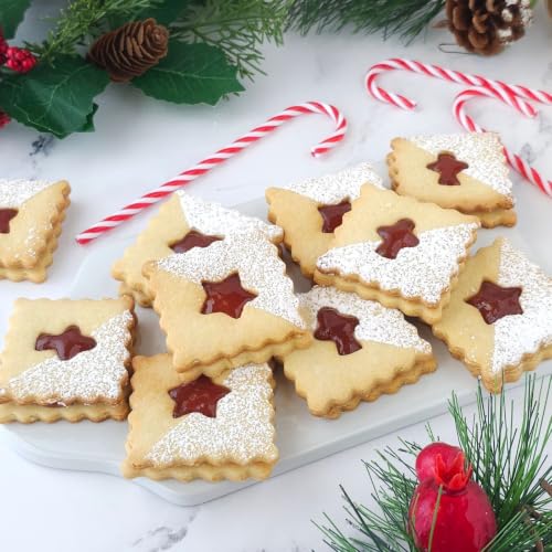 Biscotti per natale alle mandorle e marmellata