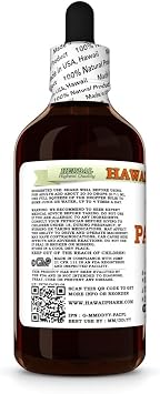 Papaya Leaf (Carica Papaya) Dry Leaf Glycerite, All Natural, Vegan, Lab Tested Alcohol-Free Liquid Extract - 4 fl.oz