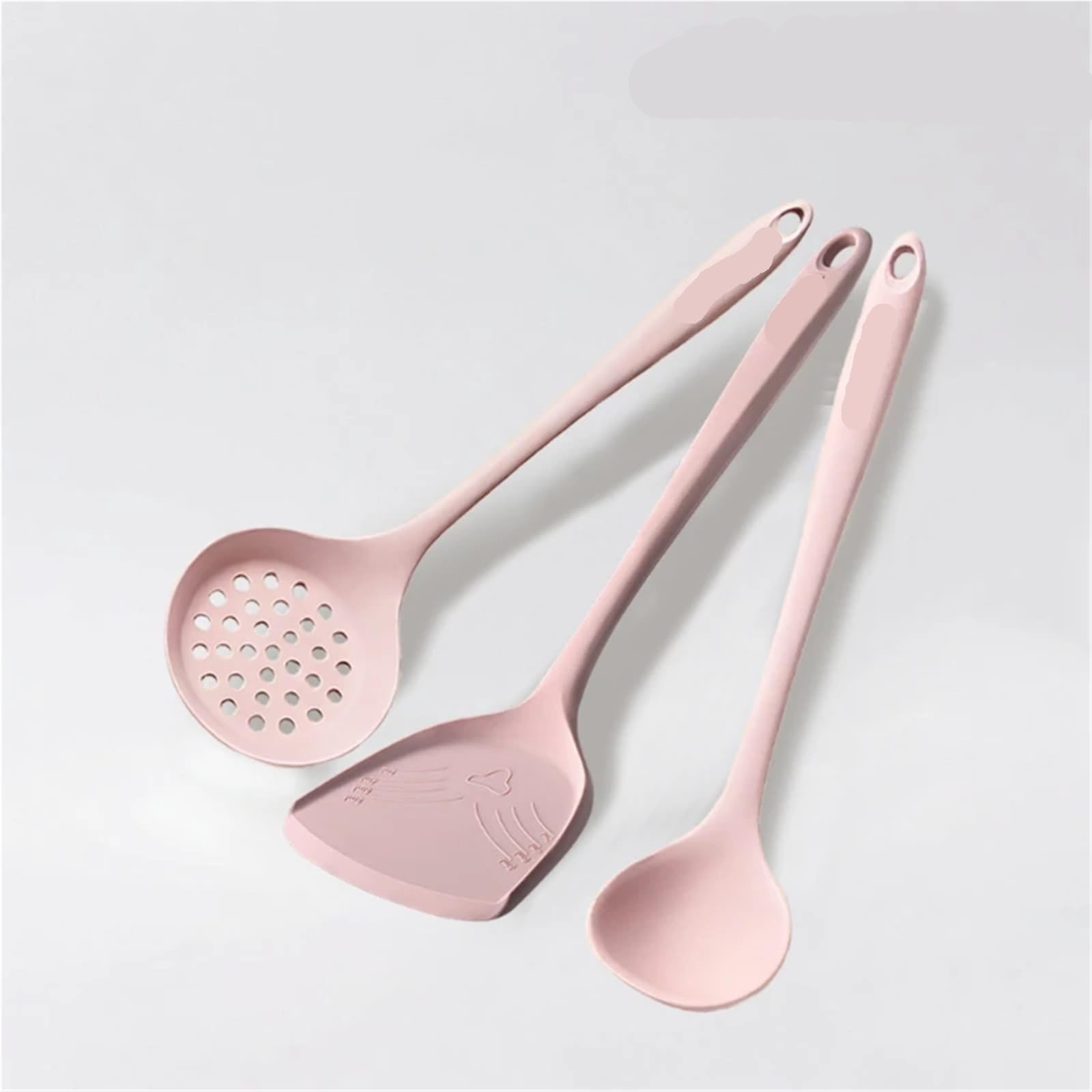 Set di utensili da cucina in silicone Spatola in silicone 3 pezzi/set speciale for padelle antiaderenti cucchiaio da cucina for uso alimentare padella for domestico(3pcs set)