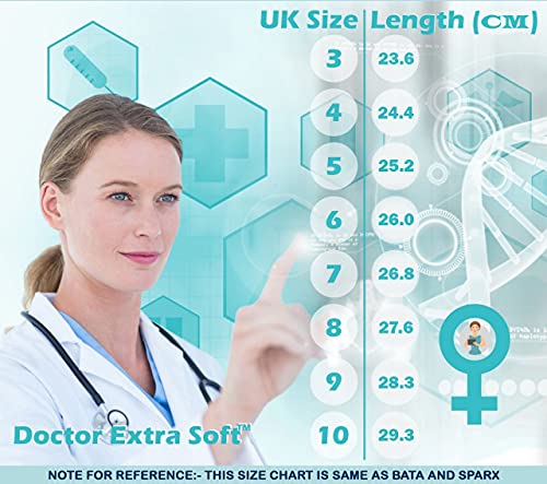 Image of DOCTOR EXTRA SOFT House Slipper for Women's Care Dr Orthopaedic Super Comfort Fitting Flat Cushion Chappal Flip-Flop for Ladies & Girl's