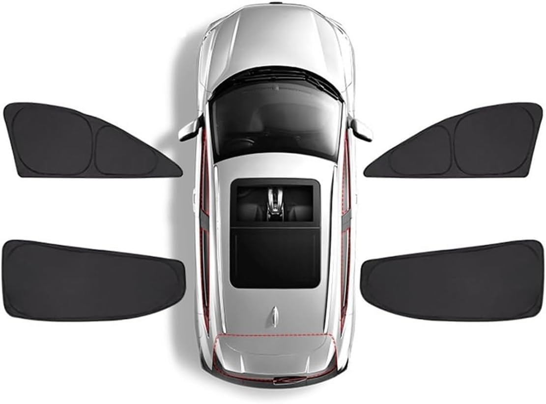 Parasol Coche para Toyota Corolla RUMION, Automóviles Delanteras Trasera Ventanas Lateral Calor Rayos UV Protección Privacidad Interior Accesorios,4*Side