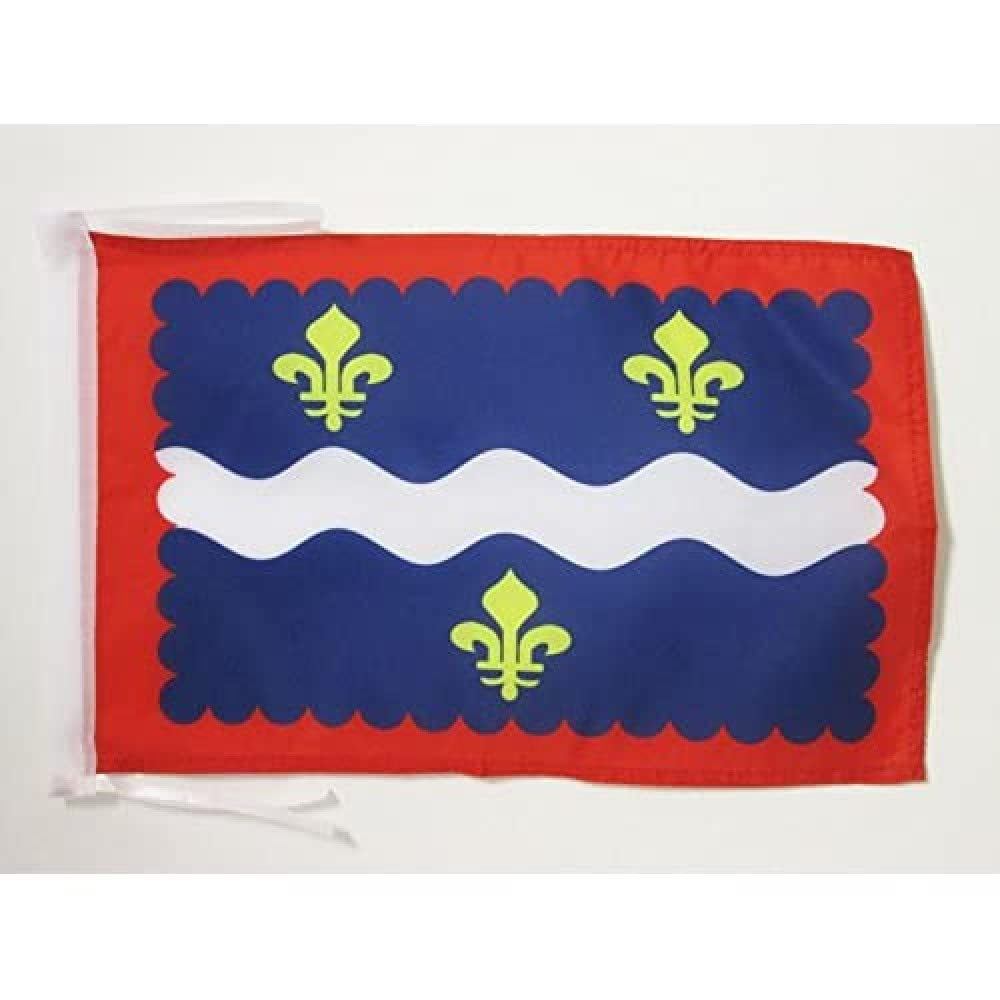 Iran Old Persia Flag 18'' x 12'' cords - Persian SMALL flags 30 x 45cm - Banner 18x12 in - AZ FLAG — view 1060