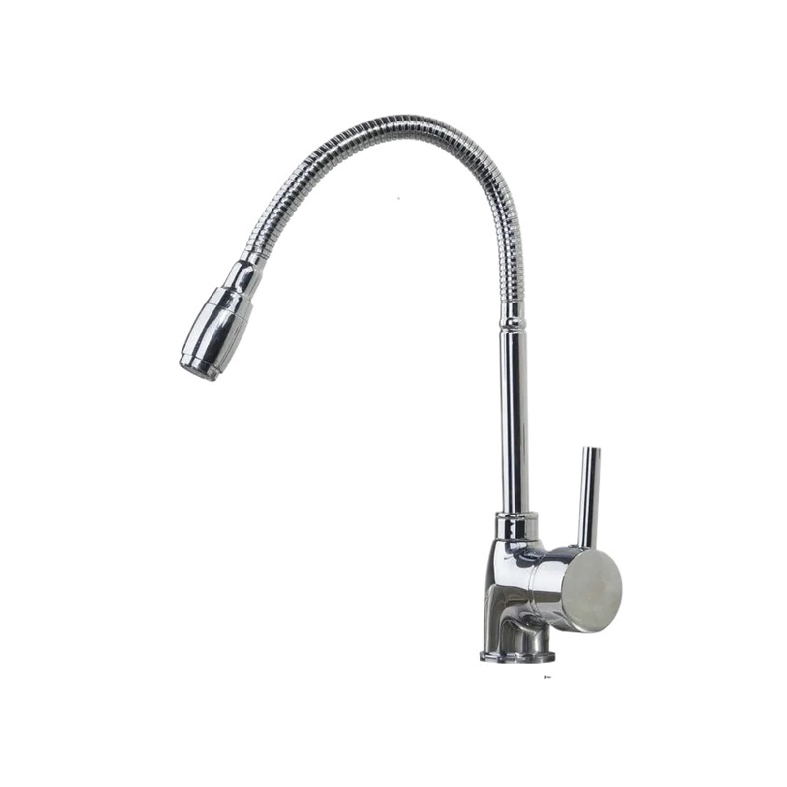 Grifo flexible para cocina con indicador LED de temperatura y mando único