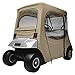 Price comparison product image Classic Accessories Fairway Short Roof 2-Person FadeSafe E-Z-Go Golf Cart Enclosure, Light Khaki