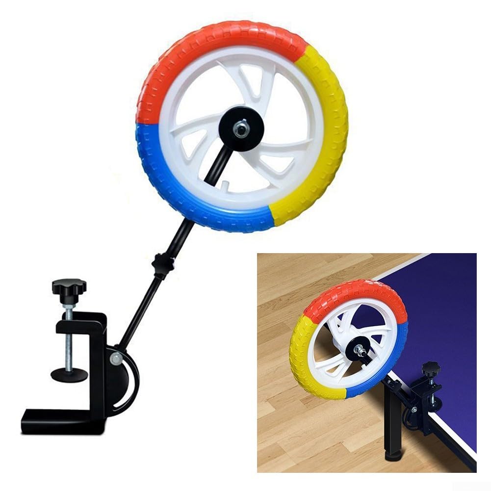 Topspin - Robot professionale per allenamento ping pong, dispositivo di allenamento per ping pong, regolabile, retrattile, 27 cm