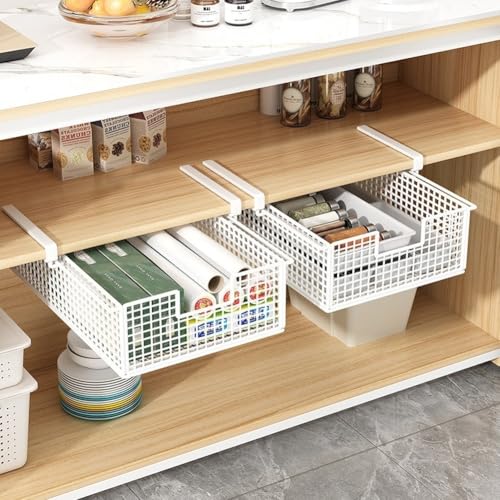 Cajón de acero de alta capacidad para almacenamiento diario de utensilios bajo mueble 5