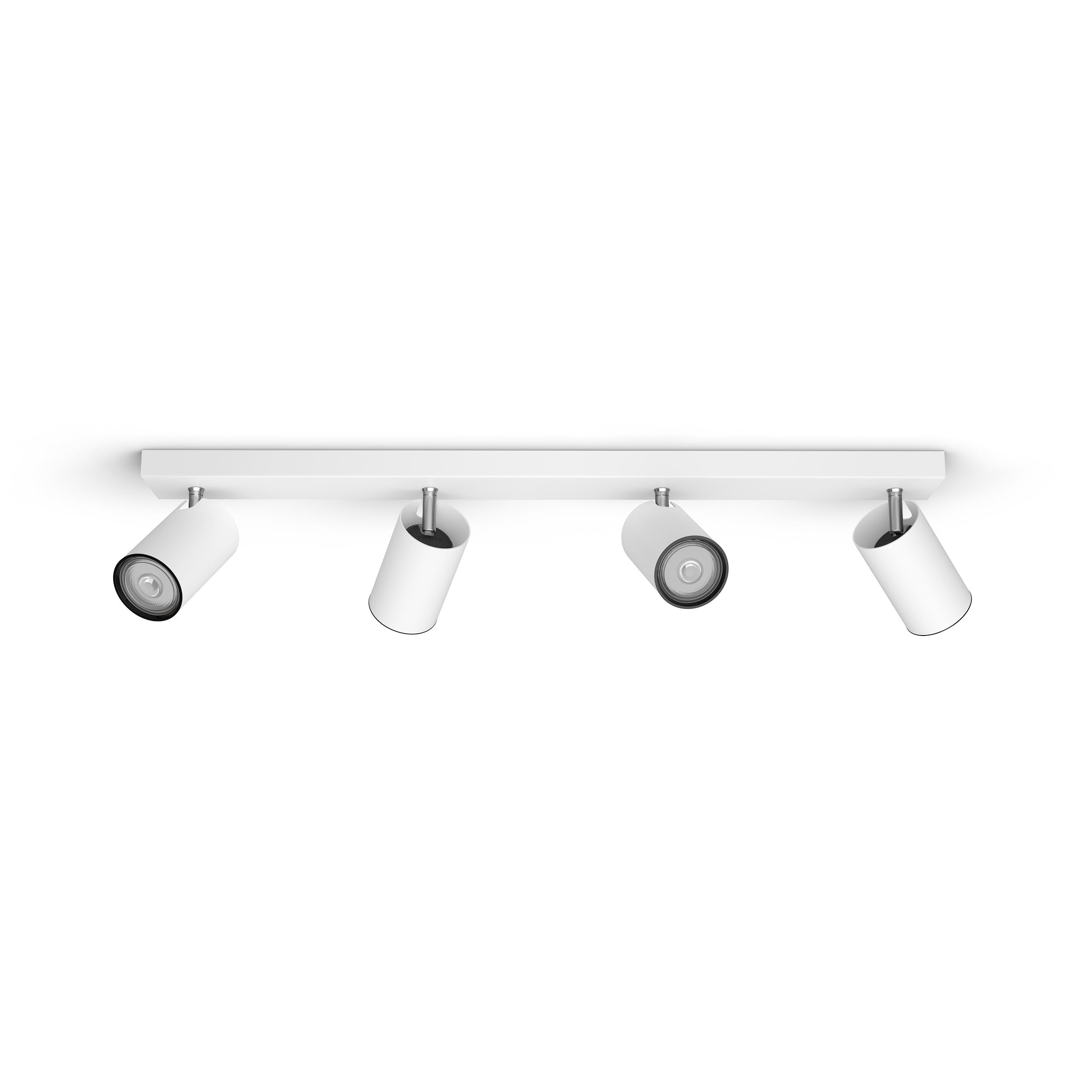 Philips Kosipo Faretto (Bianco) - 4 luci - Non dimmerabile | Faretto da soffitto - GU10 - Bianco caldo