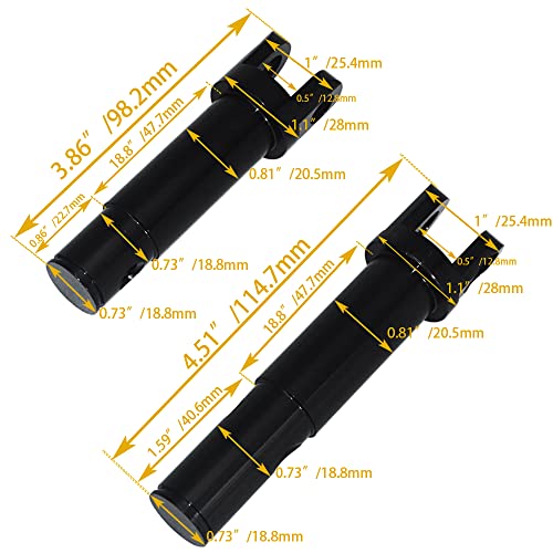 Image of Replaces offset Clevis (non-standard) peg mounts, Forward Controls Offset Clevis Footpeg Conversion Kit fits for Harley Sportster 1200 Seventy Two Forty Eight Roadster 2011-2022