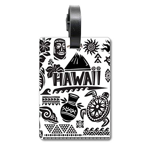Étiquette valise hawaïenne anti-perte pour repérer son sac