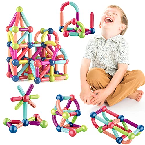 VEGCOO Juego de Construcción Magnético: Creatividad sin Límites para Niños