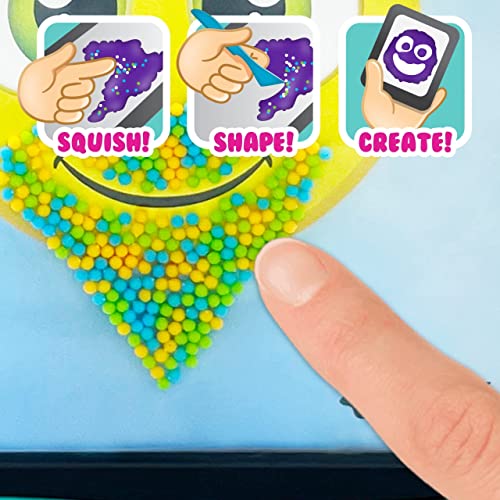 Doodlejamz Jellypics - Sensory Drawing Pads Filled With Non-Toxic Squishy Beads And Gel (Red, Purple, Yellow Beads + Green, Orange, Blue Beads)) #TOP5