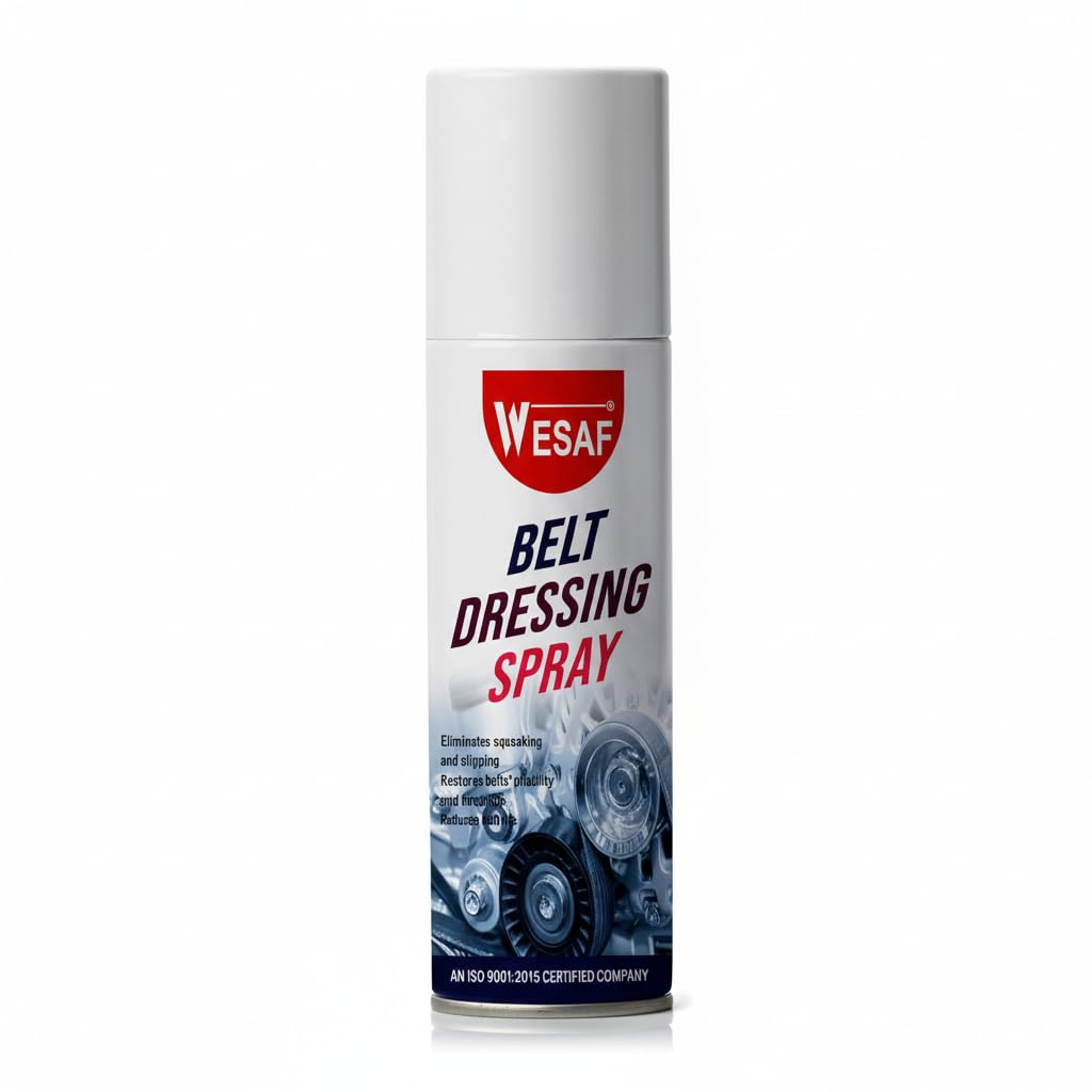 Wesaf Belt Dressing Spray|Lubricates Machinery Belts|Eliminates Squeaking and Slipping, Restores Belt's liability |Suitable for Machine & Vehicle Belts Grade-5005(300gm)-image-27