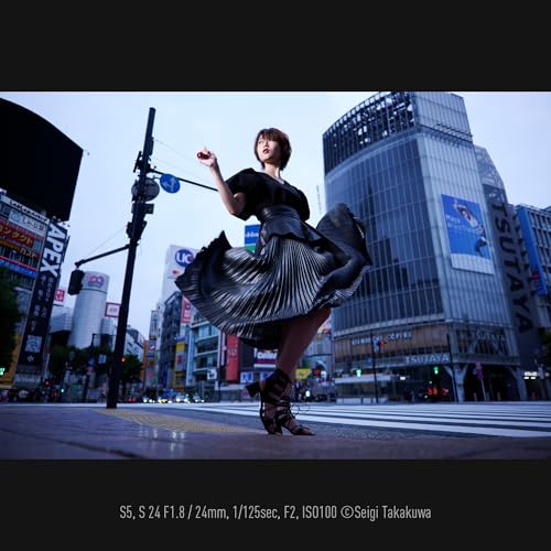 Panasonic S-S24E LUMIX S Objektiv (24mm Weitwinkel, Festbrennweite, L-Mount, F1.8, Filtergr&ouml;&szlig;e 67mm) schwarz