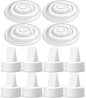 Maymom Pump Parts Compatible with Spectra S1 Spectra S2 Spectra 9 Plus Incl Duckbill Valve Silicone Membrane Replace Spectra Duckbill Valve Spectra S2 Replacement Parts Not Original Spectra Pump Parts