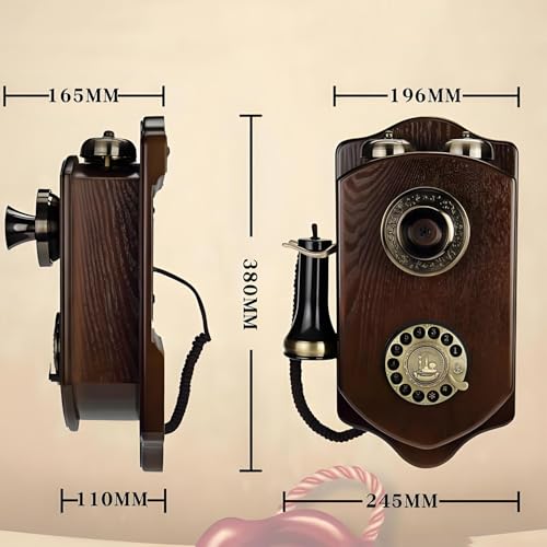 Téléphone fixe vintage idéal pour la maison et le bureau