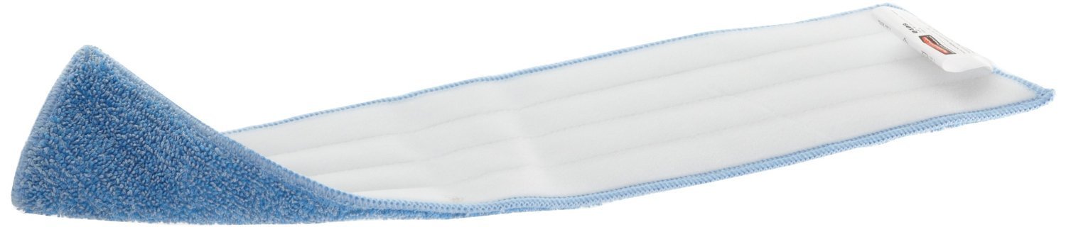 Rubbermaid FGQ40900BL00 - Fregona húmeda de microfibra estándar de 18 pulgadas, color azul (12 unidades)