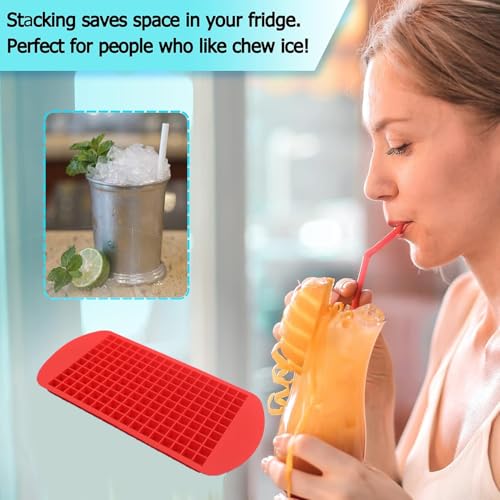 Bandeja de silicona para mini cubos de hielo miniatura 7