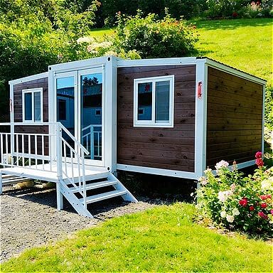 20FT Tiny House for Sale – Prefab Tiny Homes to Live in for Adults | Expandable Modular Tiny Home Cabin, Modern Prefab Houses, Portable Small Homes, Casas Prefabricadas para Vivir