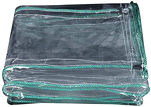 Lona impermeable transparente de PVC espesado para protección de exterior