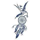 5 pcs Herbal Juice Tattoo Stickers, Wind Chimes, Waterproof, Simulated, Long-Lasting Arm Rings, Floral Legs, Female Sexy Semi-Permanent