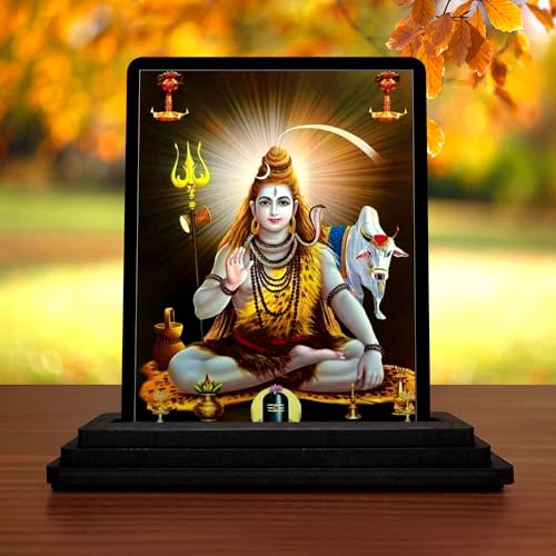 Image of Shiv Murti Ji Car Dashboard idols Figurine Showpiece |for car and Home|All Purpose