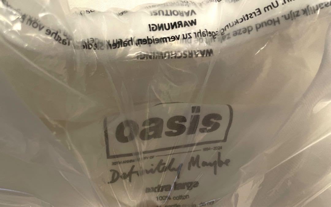 Amazon.co.jp: oasis 72時間限定 Tシャツ XLサイズ 再結成 30周年記念