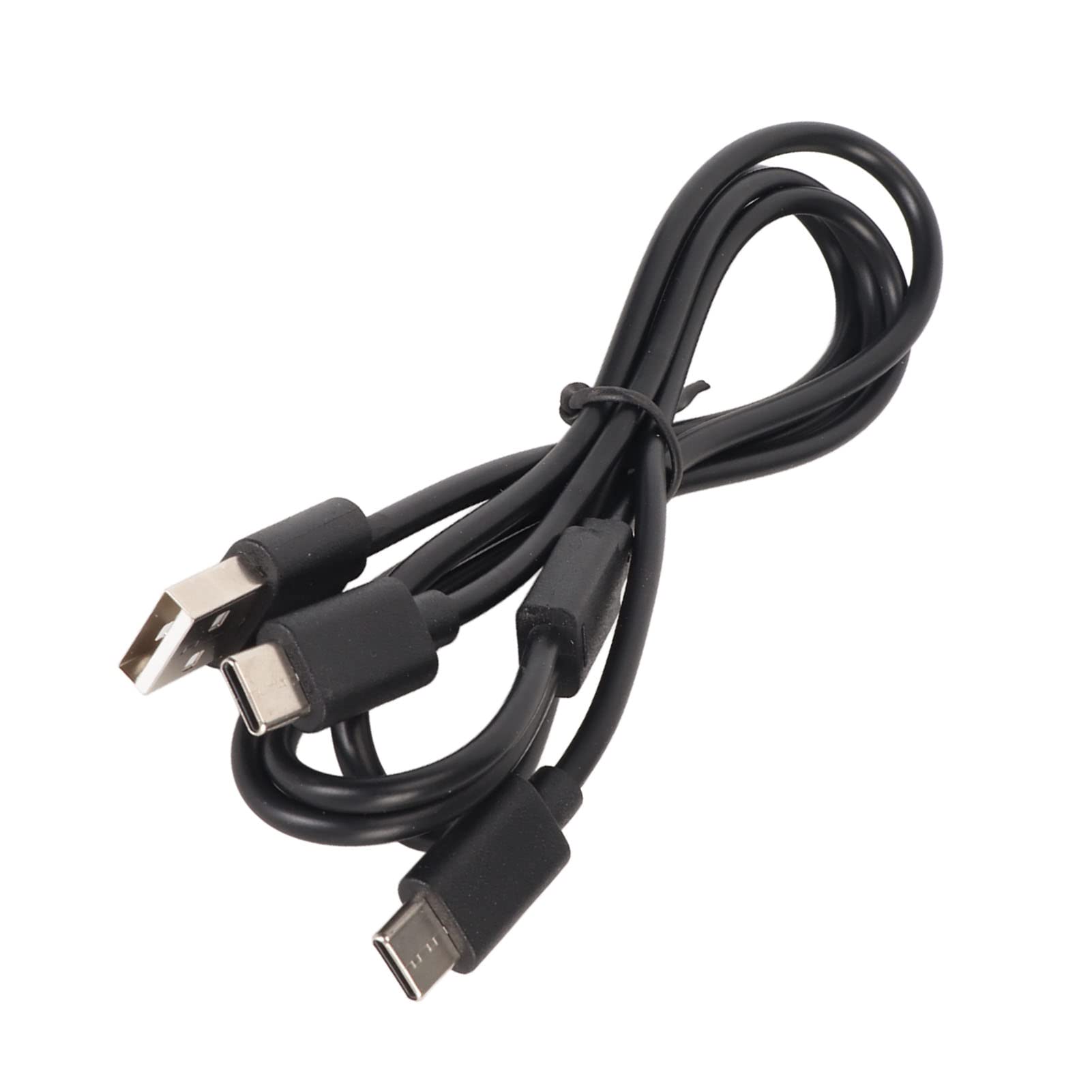 Cable de Carga Divisor Tipo C de Puerto Dual, Cable de Carga Multi USB C 2 en 1 para PS VR2 para para Switch, para Switch OLED, 2.8 Pies