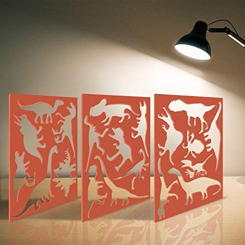 Karty Large Dinosaur Stencils for Kids - 10