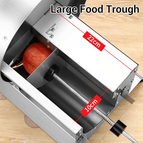 Cortadora eléctrica y manual de frutas y verduras acero inox miniatura 6
