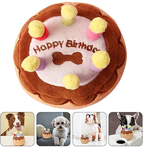 Giocattoli Di Peluche Per Cani - Torta E Osso Morbidi, Per Cuccioli E Cani Piccoli - Foto 6