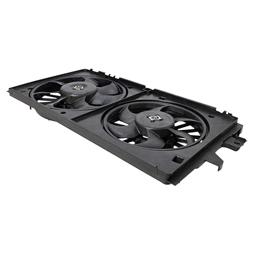 Vista 75 de TRQ Conjunto de ventilador de refrigeración dual compatible con Infiniti EX35 2009 FX35 FX50 2007-2008 G35 2008-2013 G37 2012-2013 M35h 2014-2015