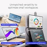 ASUS ZenScreen 16" USB-C OLED MQ16AHE) przenośny wyświetlacz Full HD, 100% DCI-P3, 1ms, HDR-10, Mini HDMI, ochrona oczu, czujnik zbliżeniowy, podpórka 360°, kompatybilna z laptopami